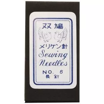Clover N-Meriken needle length No.6 25 pieces 12-245
