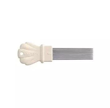 Clover Picot Comb Small White 57-709 белый