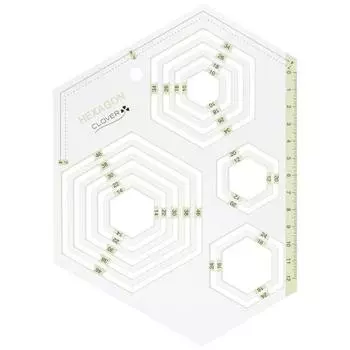 Clover Piece Template Hexagon 57-995