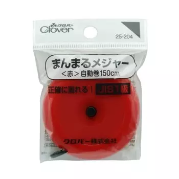 Clover Round Measure Automatic Winding 150cm Red 25-204