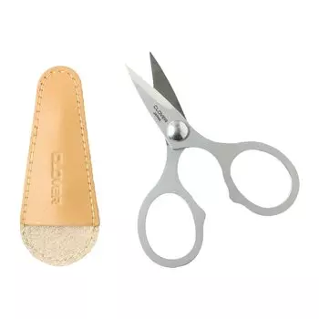 Clover Sharpie Handicraft Stainless Steel Scissors 1 pair Thread cutting size Sharp 75 CL36-601 серебряный