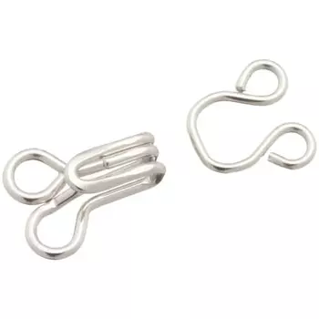 Clover Spring Hook No.1 12 pairs Silver 26-515