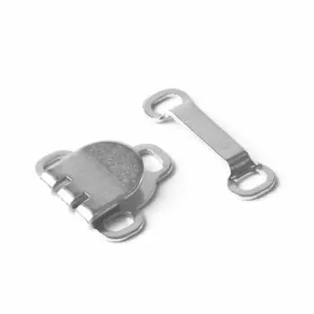 Clover thin hook 3 pairs silver 26-529