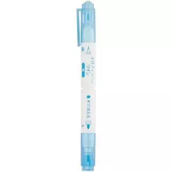 Clover Water-based Chaco Pen Twin Thin/Thick Blue 24-431