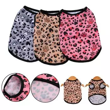 Cloyhes для собак, уютный крутой мягкий жилет для щенков и кошек, костюм для домашних животных, одежда для маленьких собак, летняя дышащая футболка с принтом для чихуахуа, йоркширского мопса, одежда XS оранжевый