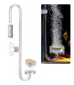 Clscea Air Diffuser Air Stone Air Pump Эксклюзивный источник кислорода Акрил для аквариумных рыб Аэрация тропических рыб DA100-20-JP