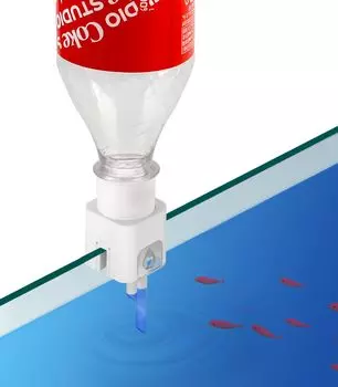 Clscea Аквариум Автоматическая подача воды Регулятор уровня воды в аквариуме Дополнительная вода Автоматическая система подачи воды Белый цвет: WR100-Белый