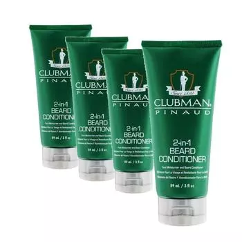 Clubman Pinod 2in1 Beard Conditioner, 4 packs, 89ml