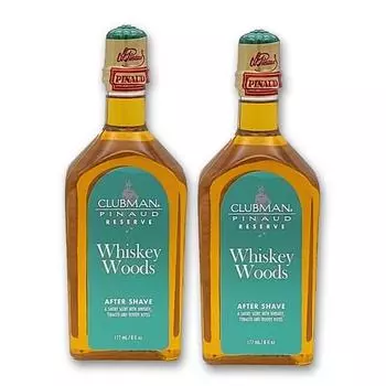 Clubman Pinod Whiskeywood 177 мл 2 шт - Лосьон после бритья, 2 шт