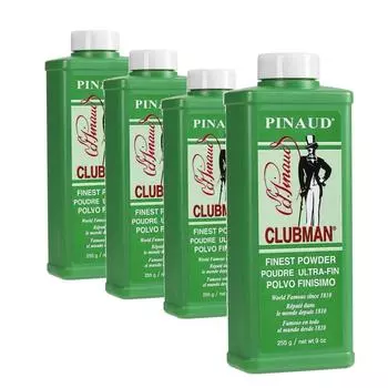 Clubman Pinode Finest Powder White, 4 упаковки, 255 г