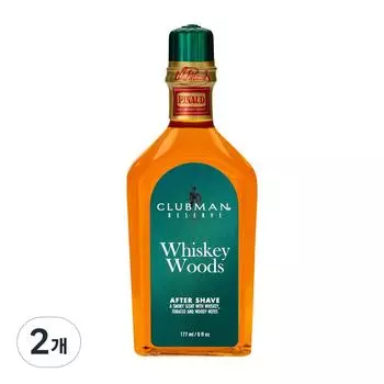 Clubman Reserve Whiskey Woods Aftershave, 177 мл, 2 упаковки