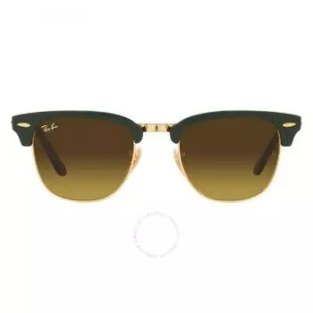 Clubmaster Folding Brown Gradient Square RB2176 136885 51