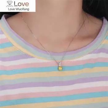 Cluci Simple V ожерелье с подвеской из стерлингового серебра 925 пробы, подходит для круглого жемчуга 7-8 мм, изготовление ювелирных изделий своими руками для женщин Sp439sb 45cm