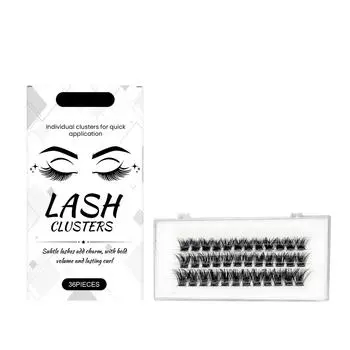 Clusters Glue Free False Eyelashes False Eyelashes Enlarge Your Eyes Without Straining Them, A Comfortable Eye Makeup Prop One Size белый