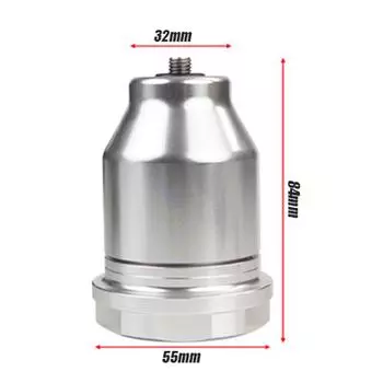 Комплект бачка главного цилиндра сцепления Алюминиевый масляный бачок насоса сцепления Аксессуары для модификации автомобиля серебряный