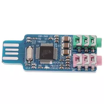 CM108 USB-накопитель Бесплатная звуковая карта Ноутбук Компьютер Внешняя звуковая карта Модуль CM108