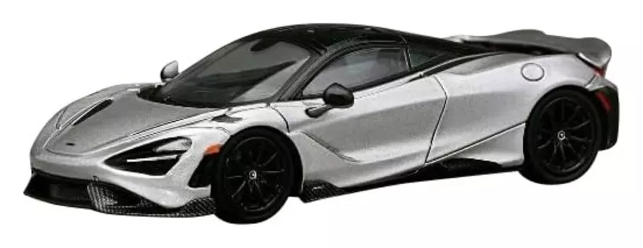 CM MODEL McLaren 765LT Silver Finished Product 1/64