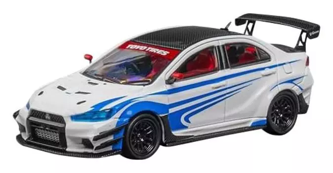 CM MODEL Mitsubishi Lancer Evolution X Varis White Finished Product 1/64
