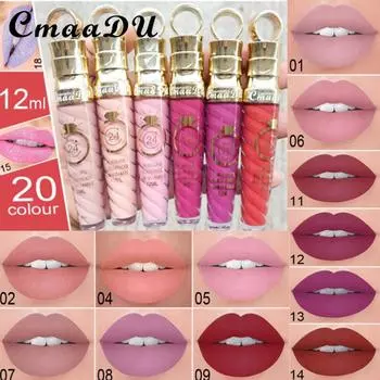 CmaaDu 20 Color Snail Lips Lipstick Губная помада и чашка легко окрашиваются 01