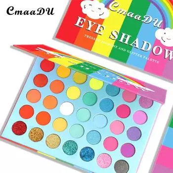 CmaaDu 35-цветные радужные тени для век