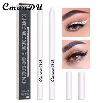 CmaaDu Черно-белая подводка для глаз не упадет в обморок надолго 01