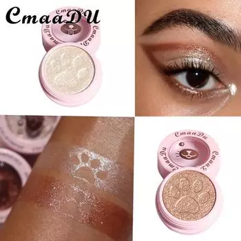 CmaaDU Двухцветные тени для век в виде картофельного пюре, которые не размазываются и не выцветают. 1pcs