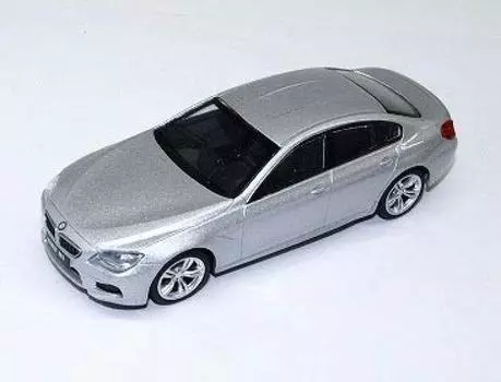 CMC TOY BMW M6 Gran Coupe Серебристый Инерционная машинка Масштаб 143 CMT009