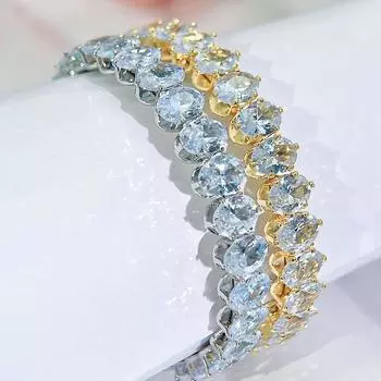 CMM сверкающие овальные браслеты с кубическим цирконием, регулируемые открытые браслеты на манжетах для женщин, модный бренд 2024 года, ювелирные изделия золотого цвета, подарок на день рождения золотой