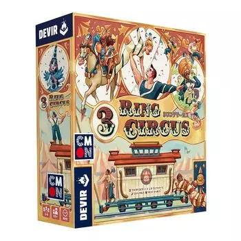 CmonJapan Настольная игра 3 Ring Circus для игроков 1-4