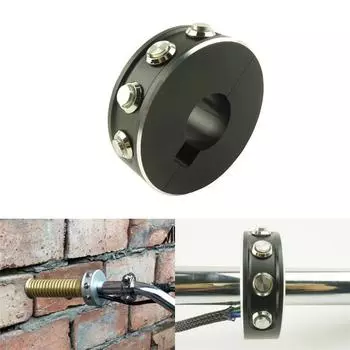 CNC Черный 7/8 22мм Мотоциклетный Переключатель Руля 4 Кнопки Управление Фарой Клаксоном