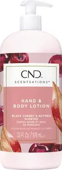 CND Sensation Hand Body Lotion Black Cherry Nutmeg 917 мл Увлажняющий лосьон & &