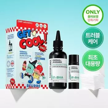CNP Derma Answer SOS Успокаивающий тоник BHA Ампула 200 мл Специальный (+50мл+40 марлевых салфеток) (Сотрудничество с Бервёром)