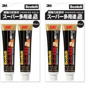 [.co.jp limited] 3M скотч суперсильный клей Premier Gold Super Versatile 2 черный 20 г x 2 бутылки 9006 (х 2)