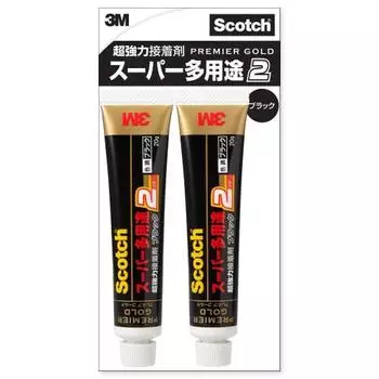 [.co.jp limited] 3M скотч суперсильный клей Premier Gold Super Versatile 2 черный 20 г x 2 9006