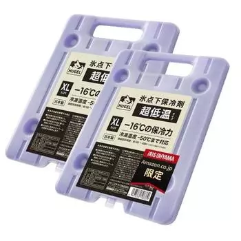 [.co.jp limited] Айрис Ояма Ультранизкотемпературный пакет для льда, размер XL, набор из 2 предметов HUGEL