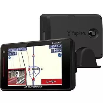 [.co.jp limited] Детектор лазеров и радаров Yupiteru SUPER CAT A380a 3,6-дюймовый ЖК-дисплей One Body 3-го поколения IC усилителя Гарантия 3 года