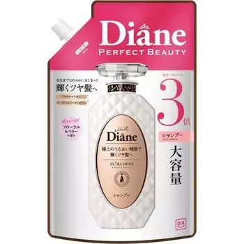 [.co.jp only] [Large capacity] Shampoo Shiny Hair Floral & Berry Scent Diane DX Extra Shine Refill 1000ml