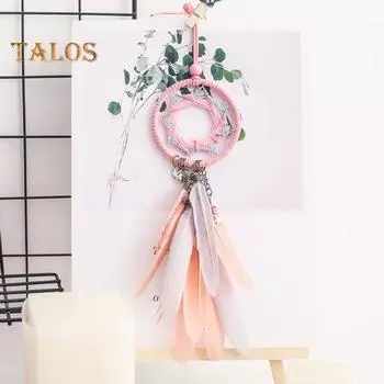 CO & LO ручной работы перо звезды Ловец снов автомобиль домашний орнамент настенный декор подарок