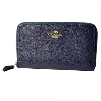 Coach 58584 Длинный кошелек с круглой молнией Li/Navy(LINAV) [Дамы] [Предмет]
