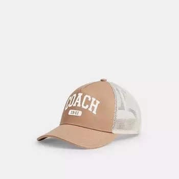 Coach Coach 1941 Кепка дальнобойщика с вышивкой, легкое седло