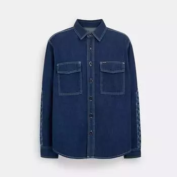 Coach Denim Overshirt Dark Wash XSmall