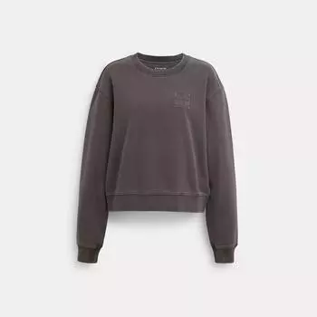 Coach Garment Dye Crewneck дымчатый Large