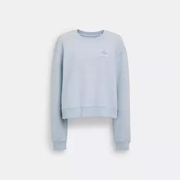 Coach Garment Dye Crewneck пыльно-синий