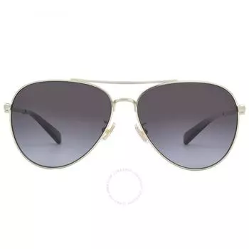 Coach Grey Gradient Pilot Men s Sunglasses HC7140 90058G 61