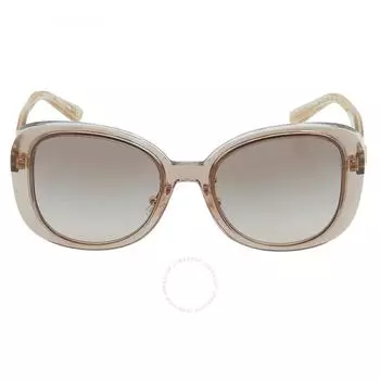 Coach Grey Gradient Square Ladies Sunglasses HC8333 56813C 53