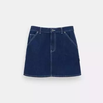 Coach Юбка джинсовая Utility Dark Denim 26 Waist