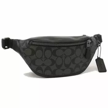 COACH Кошелек из ПВХ с фирменным узором Мини поясная сумка QBMI5 MISC [Товар] чёрный