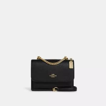 Coach Mini Klare Crossbody gold black