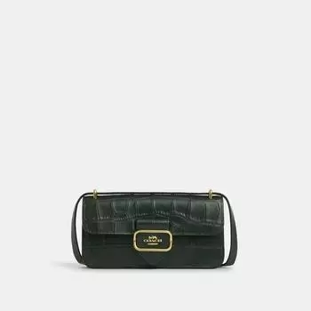 Coach Morgan Crossbody gold amazon green