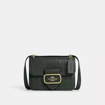 Coach Morgan Square Crossbody gold amazon green